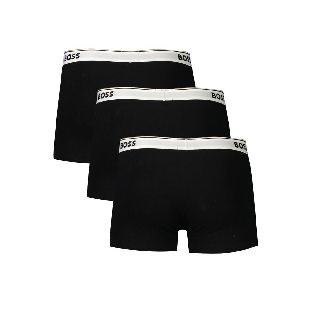 Hugo Boss Cotton Boxer Shorts in Black