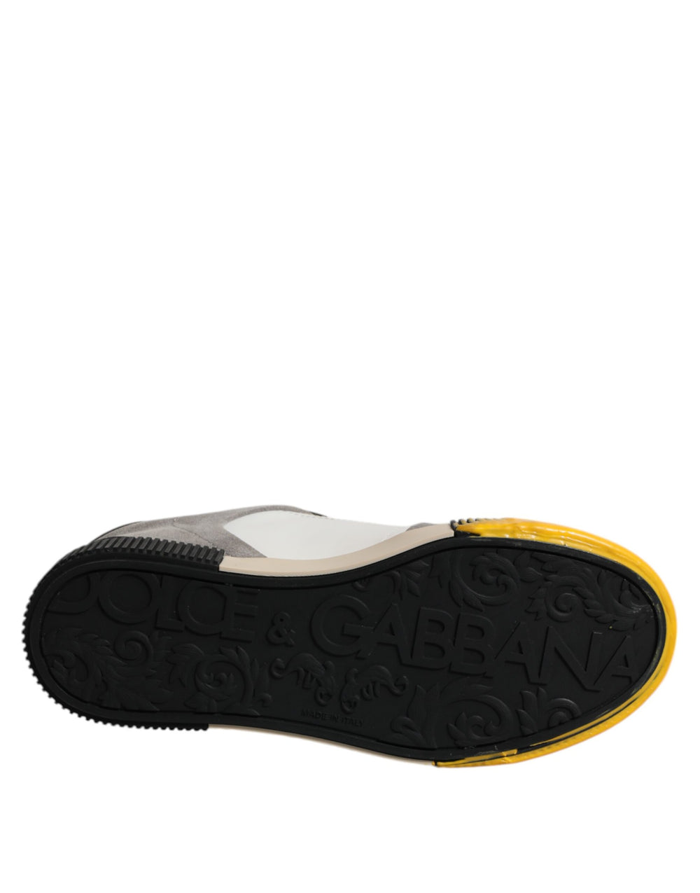 Dolce & Gabbana Calfskin Leather MIAMI Low Top Sneakers in Multicolor