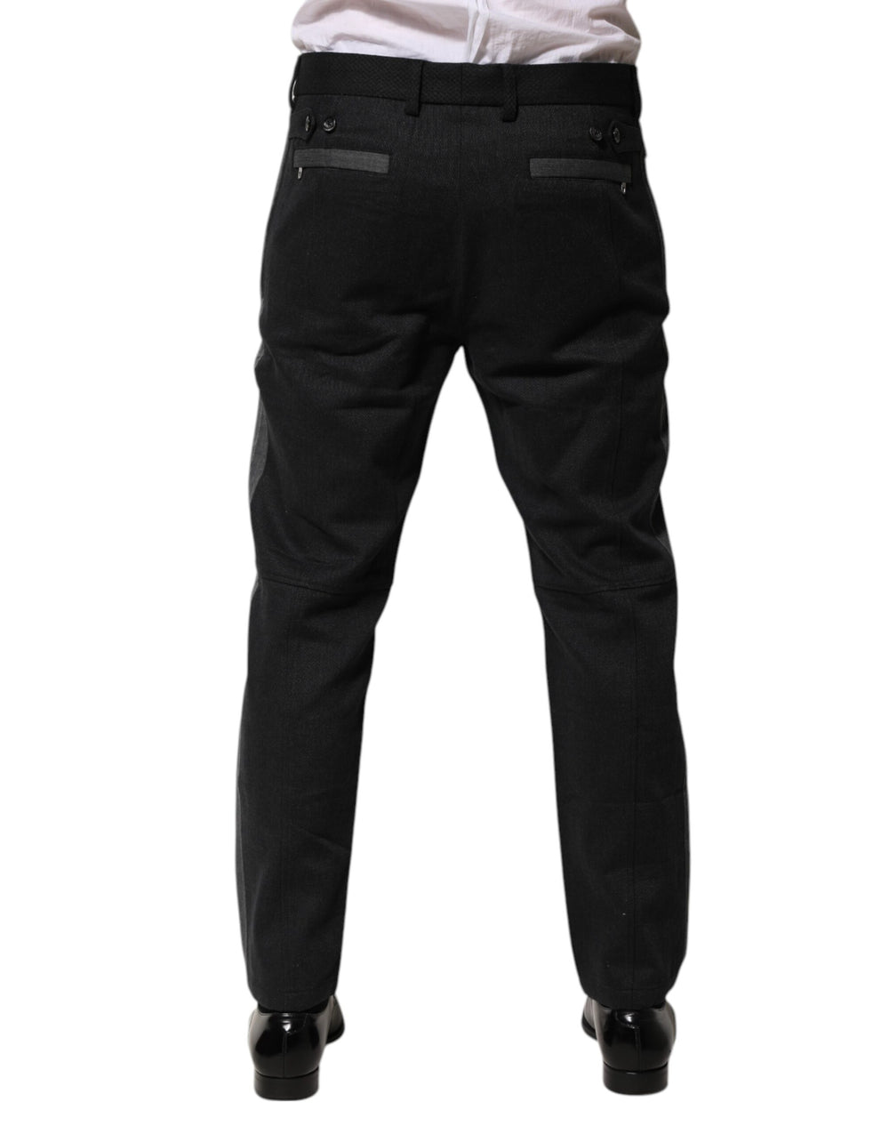 Dolce & Gabbana Παντελόνι Tapered σε Μαύρο και Γκρι