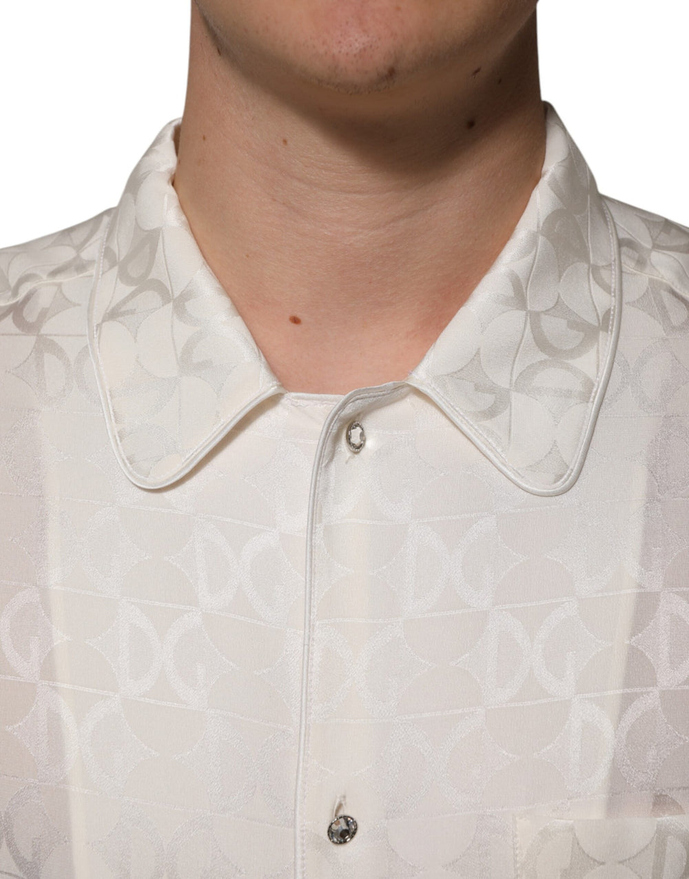 Dolce & Gabbana Silk Shirt in White