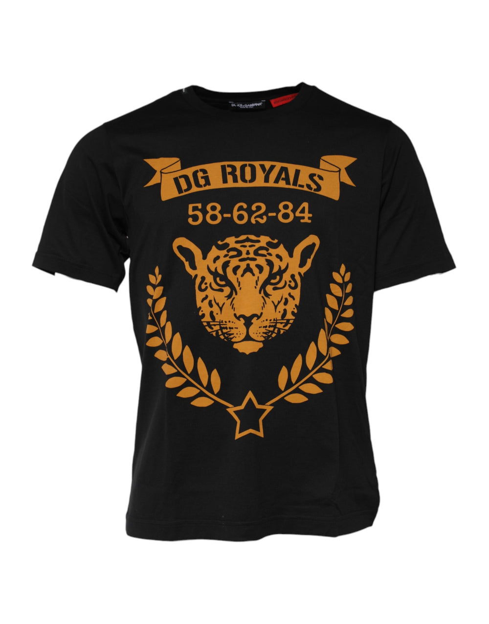 Dolce & Gabbana Cotton Crew Neck T-shirt in Black