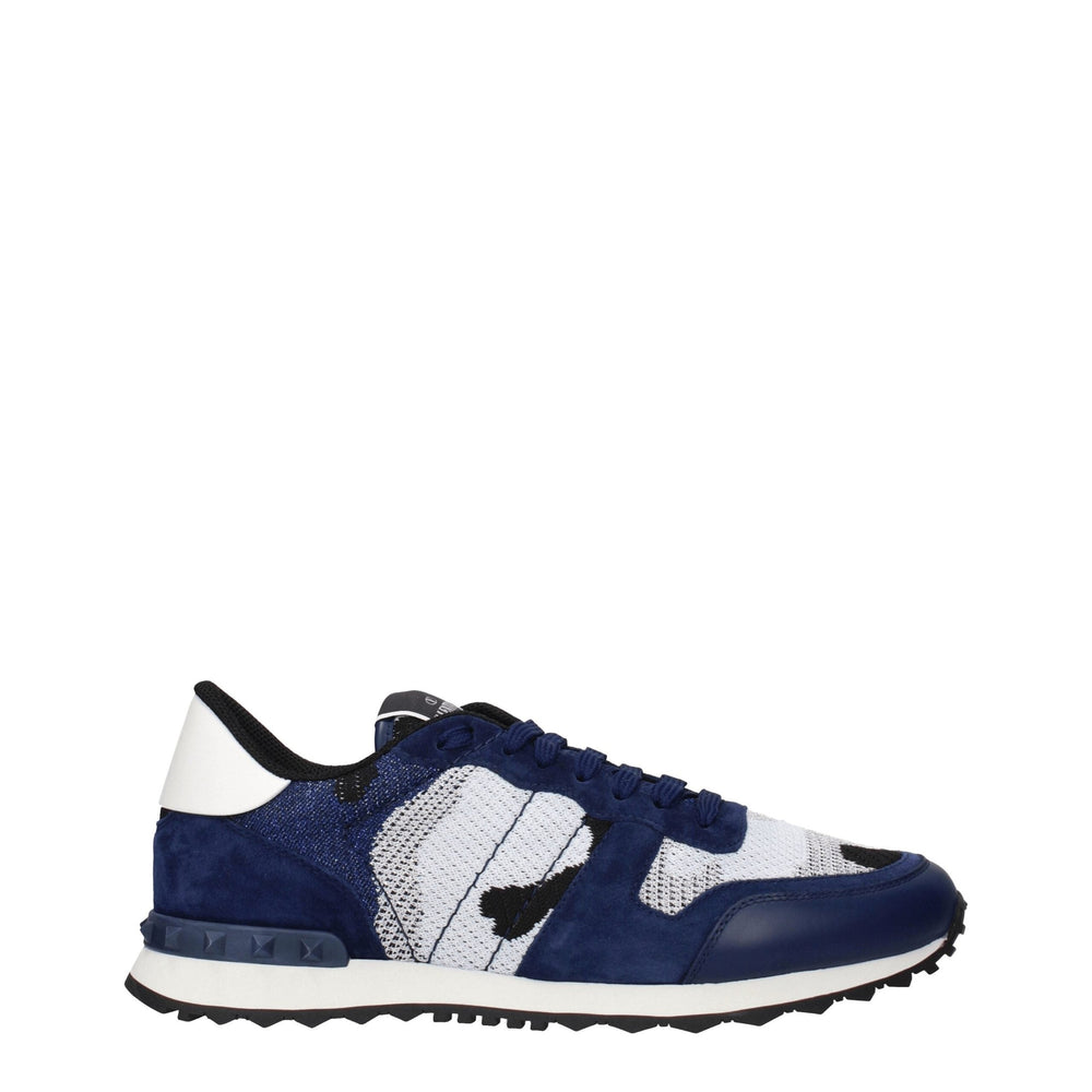 Valentino Garavani Gray Fabric Athletic Sneakers mens luxury fashion - Mens Edit