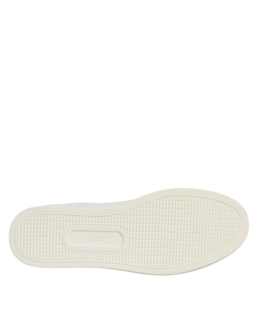Dolce & Gabbana Calf Leather Low Top Sneakers in White