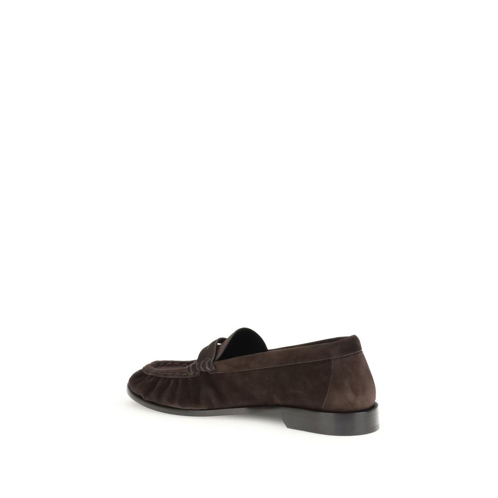 Saint Laurent Le Loafer Δερμάτινα Slip-On Loafers σε Καφέ