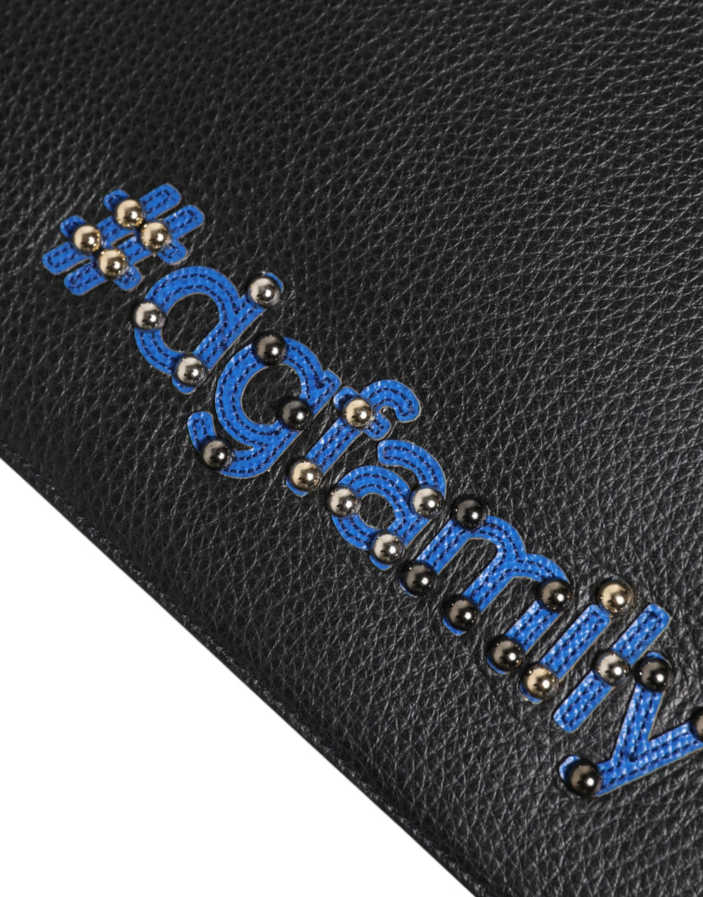 Dolce & Gabbana Leather Clutch Pouch Bag in Black