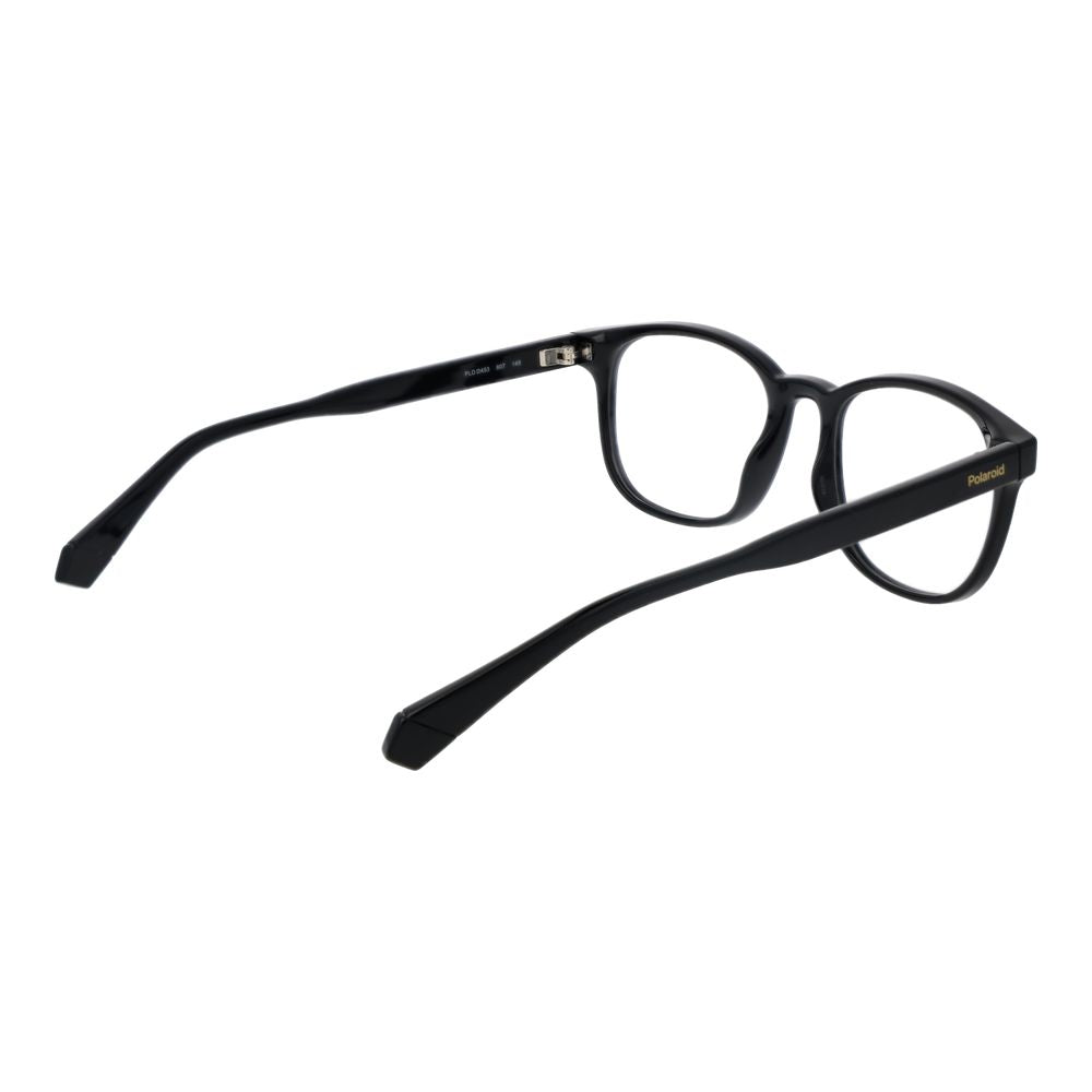 Polaroid Τετράγωνα Σκελετά Γυαλιών Οράσεως σε Μαύρο