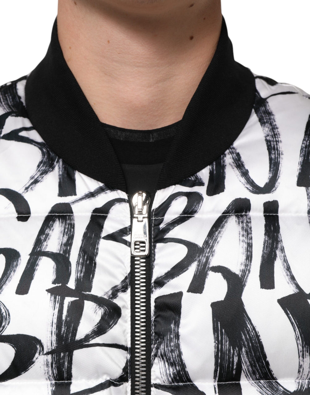 Dolce & Gabbana Βαμβακερό Bomber Jacket σε Λευκό