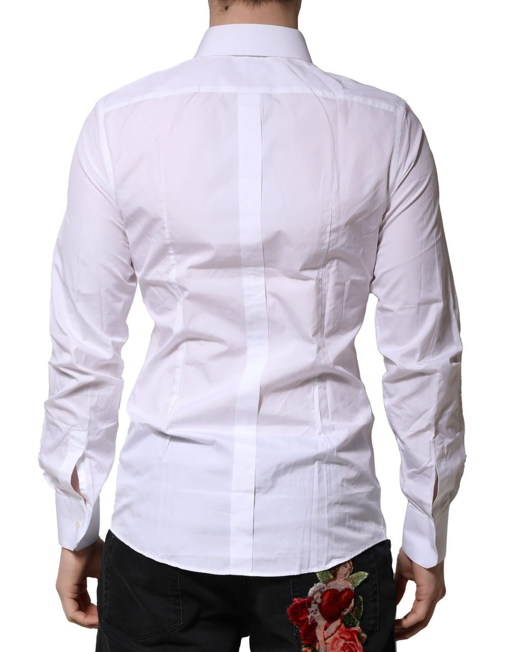 Dolce & Gabbana 100% Cotton Formal Shirt in White