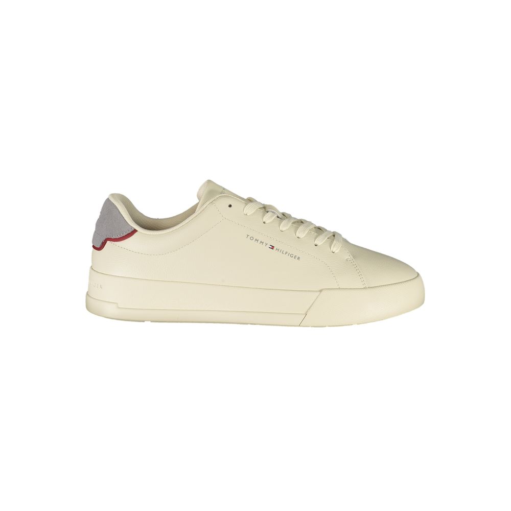 Beige Polyurethane Men Sneaker mens luxury fashion - Mens Edit