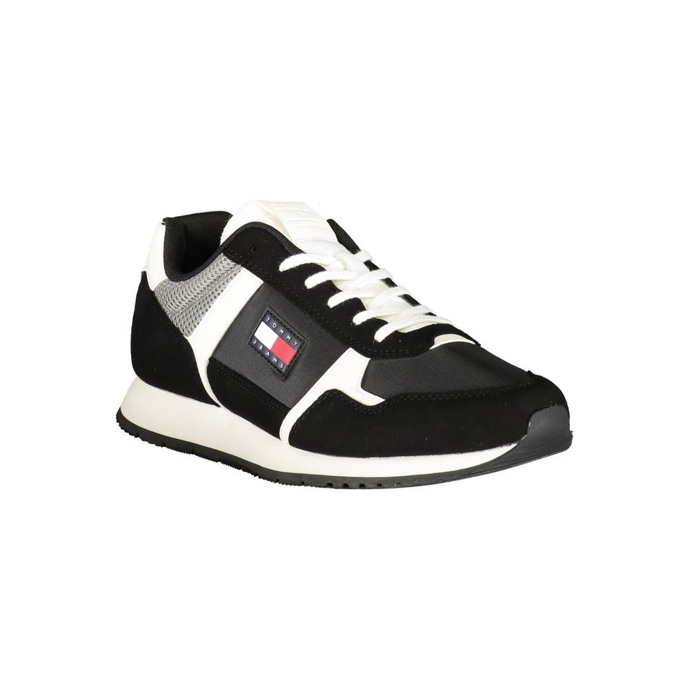 Tommy Hilfiger Μαύρο Πολυουρεθανικό Sneaker