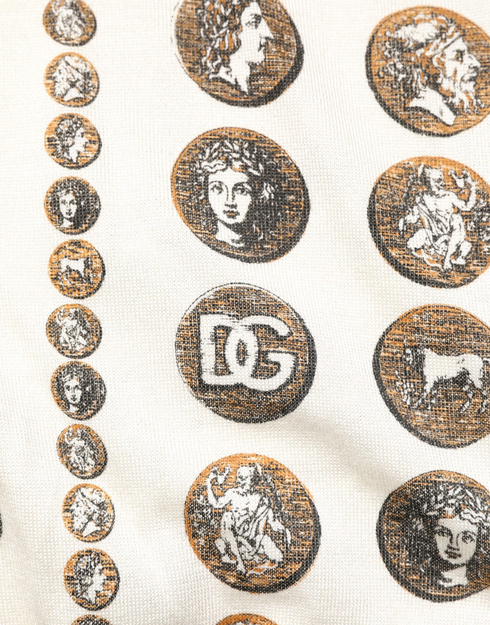 Dolce & Gabbana Polo από 100% μετάξι σε Ιβουάρ