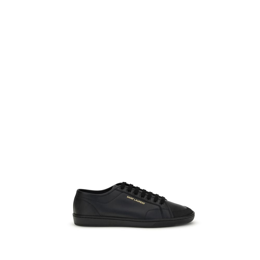 Saint Laurent Δερμάτινα Sneakers από δέρμα μοσχαριού σε Μαύρο