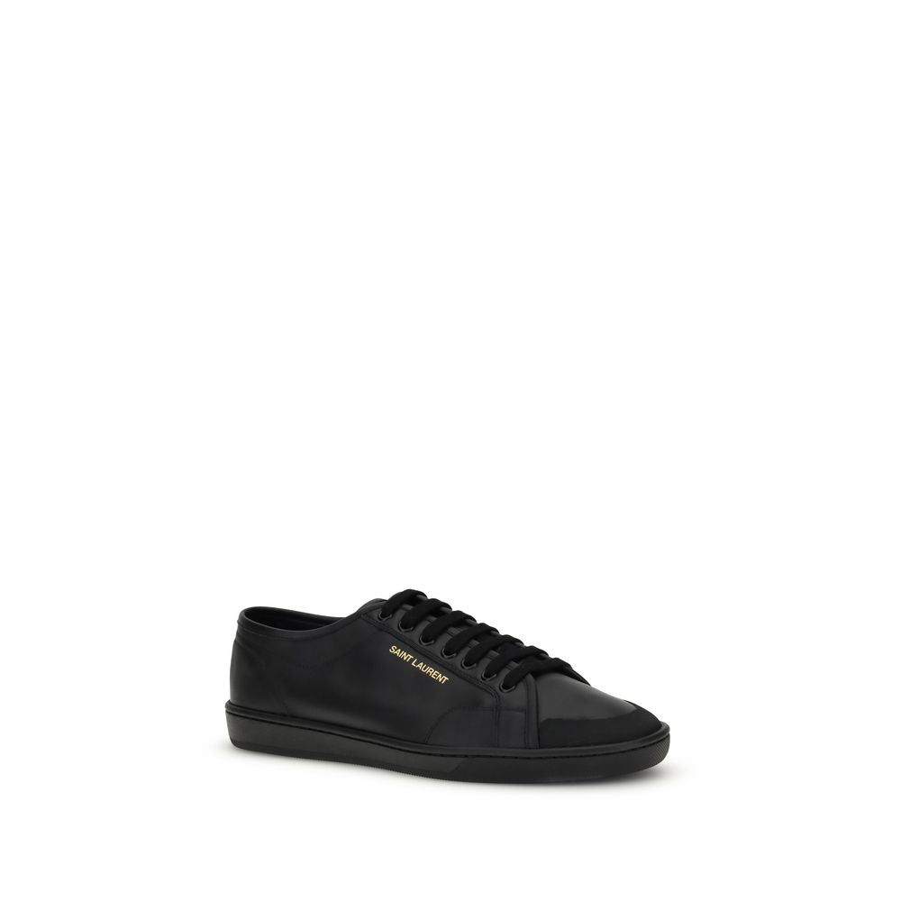 Saint Laurent Δερμάτινα Sneakers από δέρμα μοσχαριού σε Μαύρο