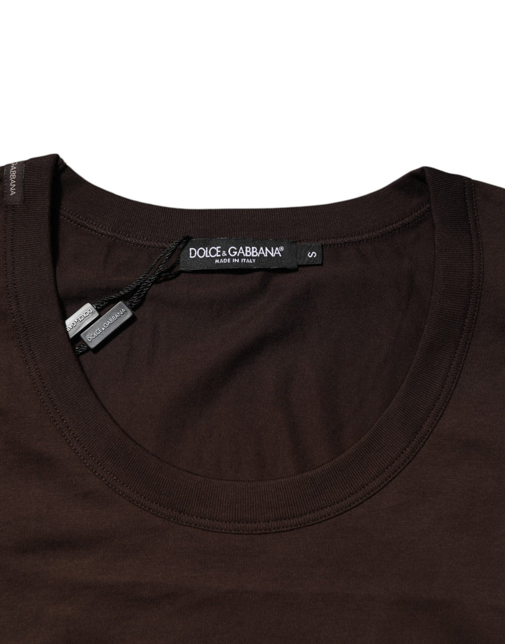Dolce & Gabbana 100% Cotton Tank Top in Brown