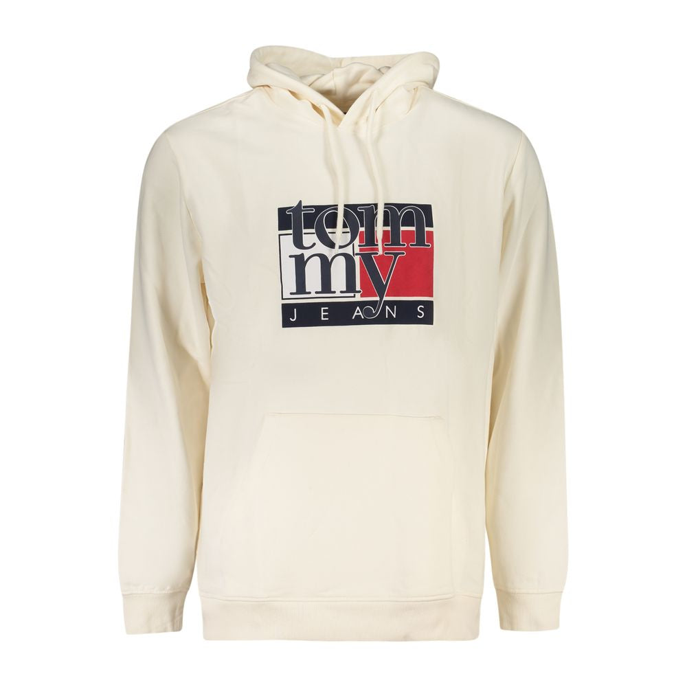 White Cotton Men's Hooded Sweatshirt mens luxury fashion - Mens Edit
