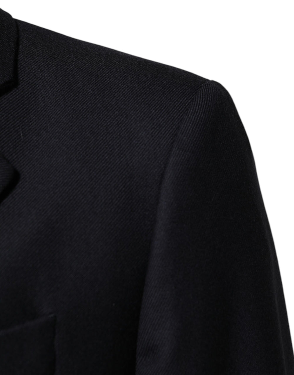 Dolce & Gabbana Virgin Wool Blazer in Dark Blue