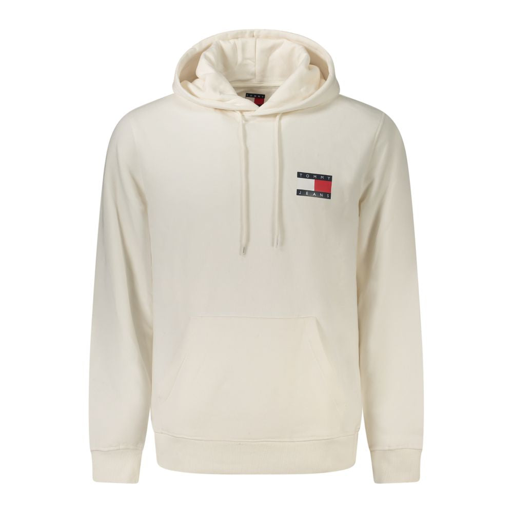 White Cotton Men's Hooded Sweatshirt mens luxury fashion - Mens Edit