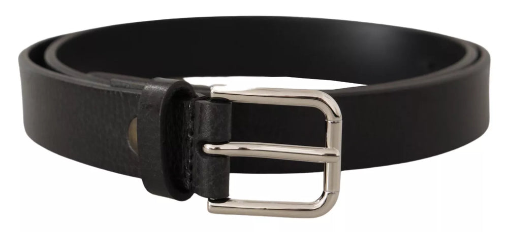 Dolce & Gabbana Leather Belt in Black