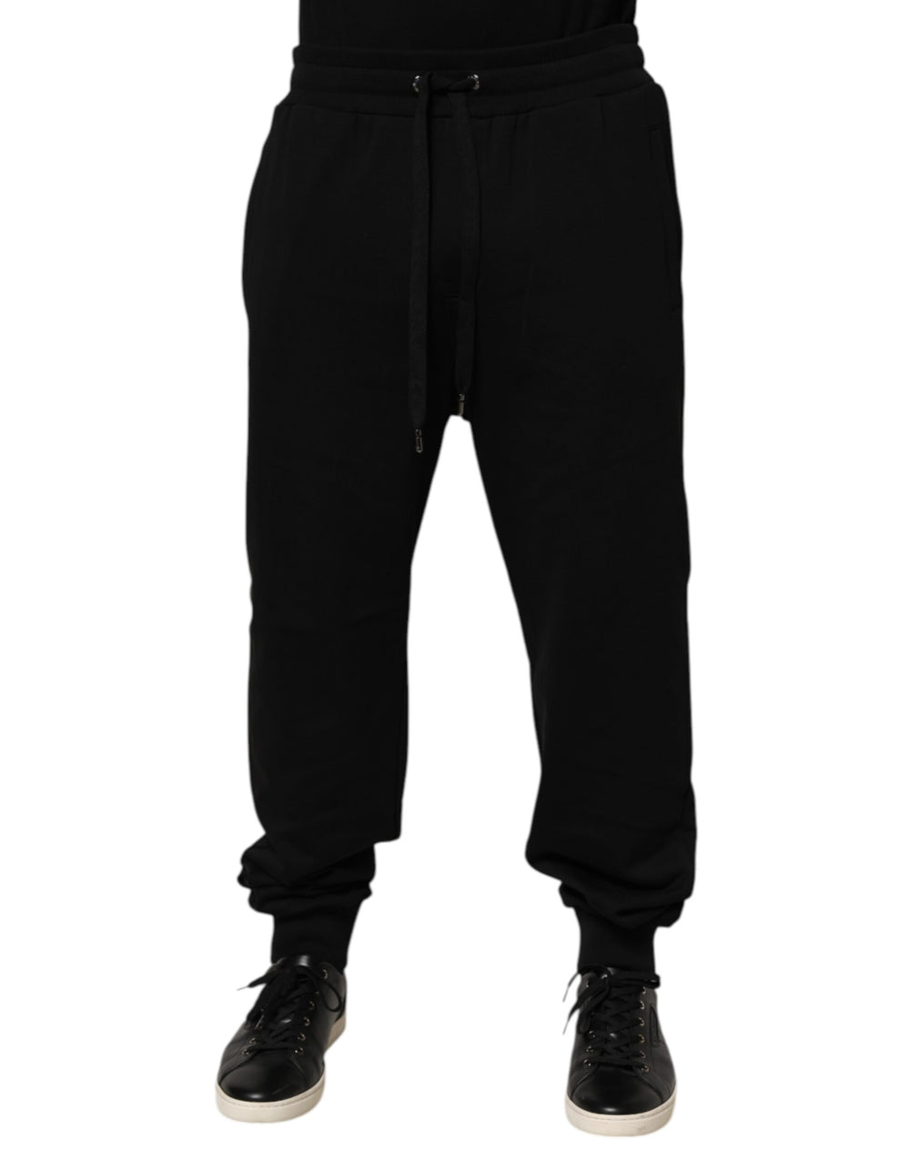 Dolce & Gabbana Cotton Sweatpants in Black
