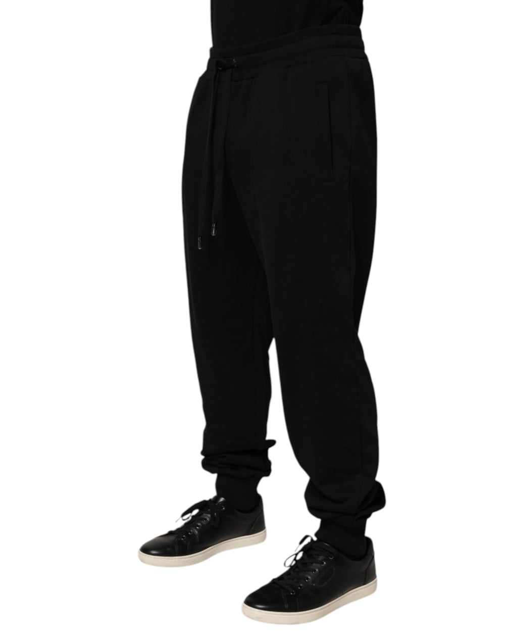Dolce & Gabbana Cotton Sweatpants in Black