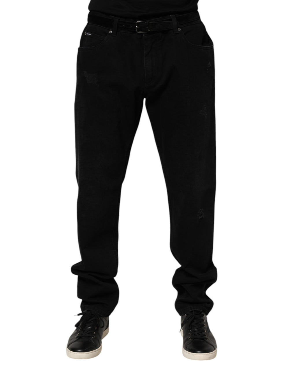 Dolce & Gabbana Cotton Jeans in Black