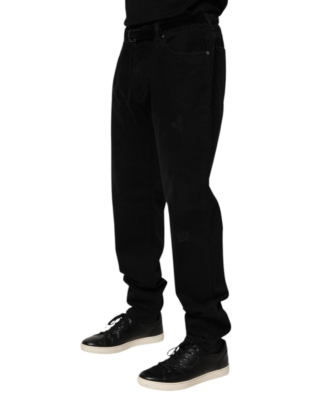 Dolce & Gabbana Cotton Jeans in Black