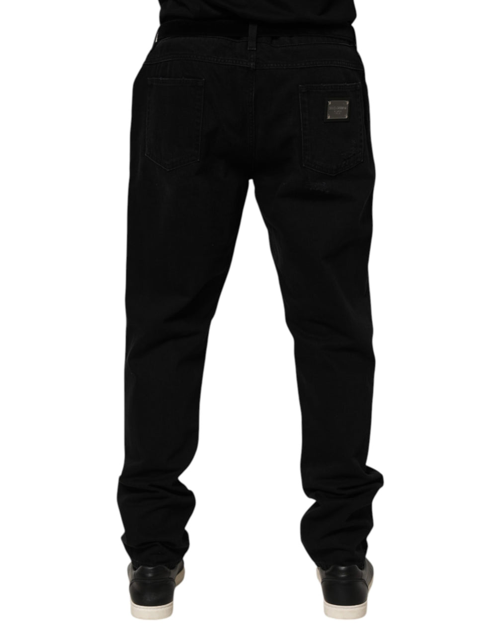 Dolce & Gabbana Cotton Jeans in Black