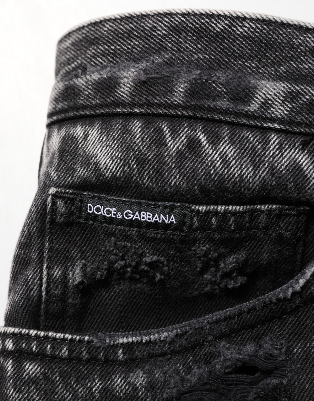 Dolce & Gabbana Cotton Denim Jeans in Black
