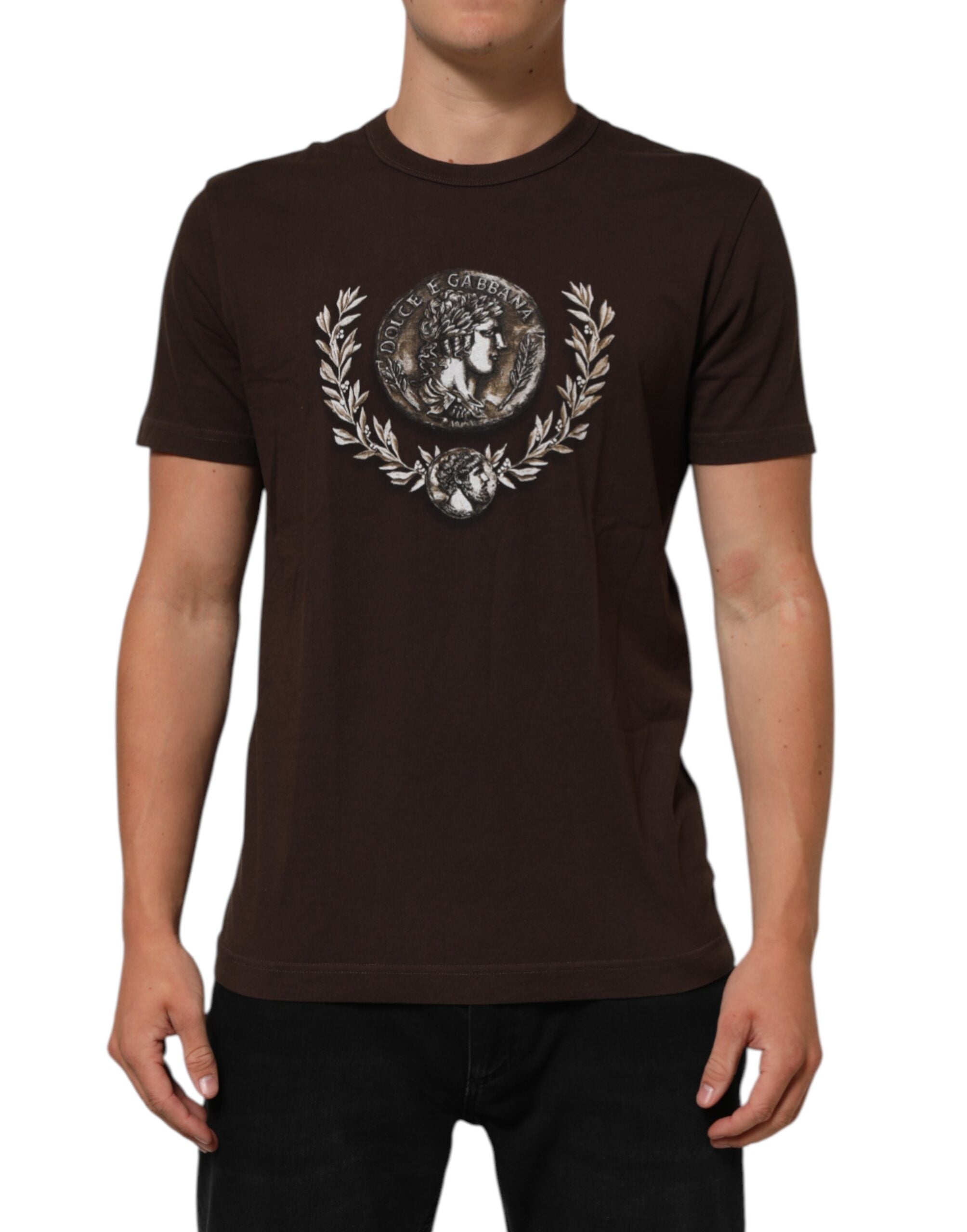 Dolce & Gabbana Cotton T-shirt in Brown
