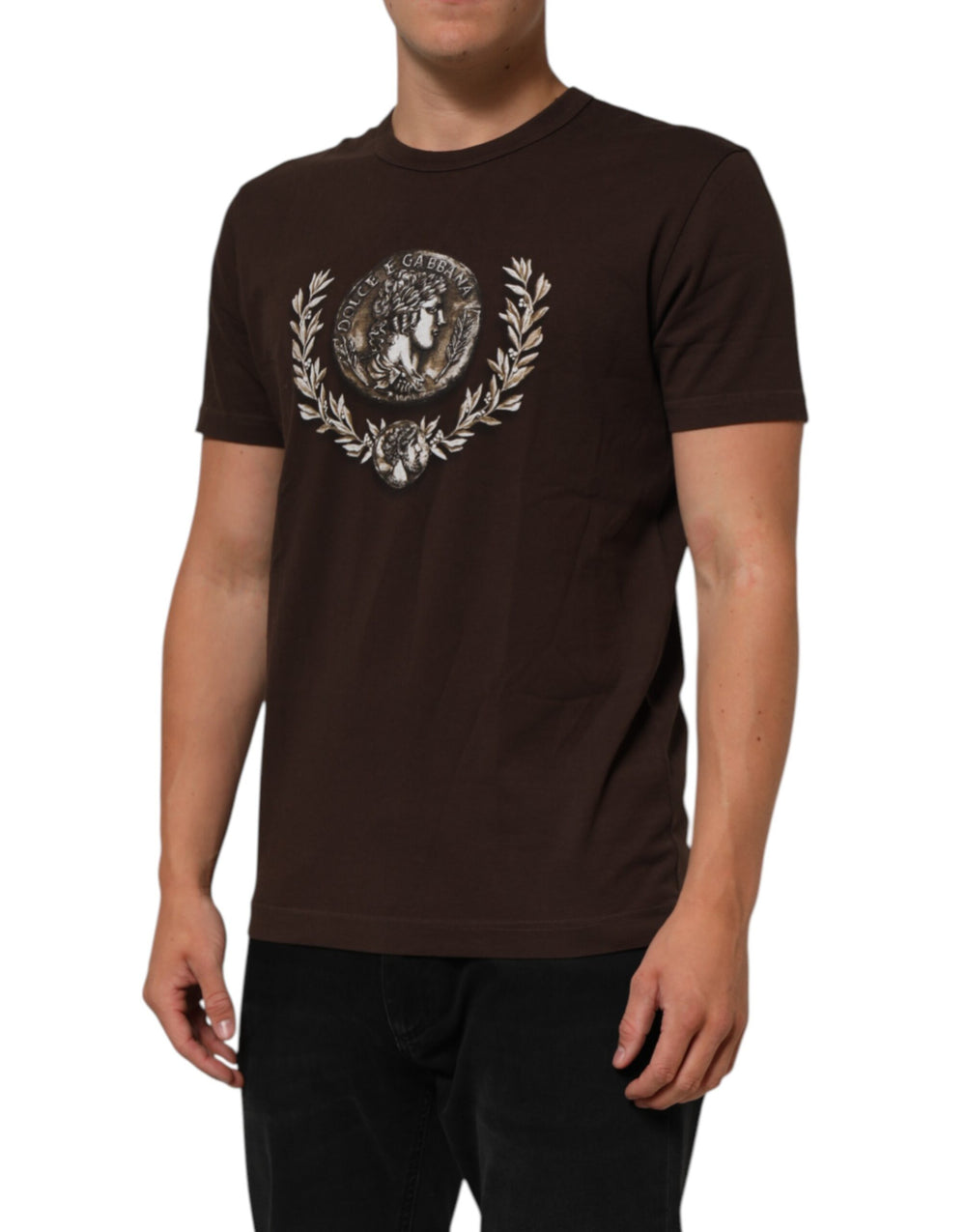 Dolce & Gabbana Cotton T-shirt in Brown