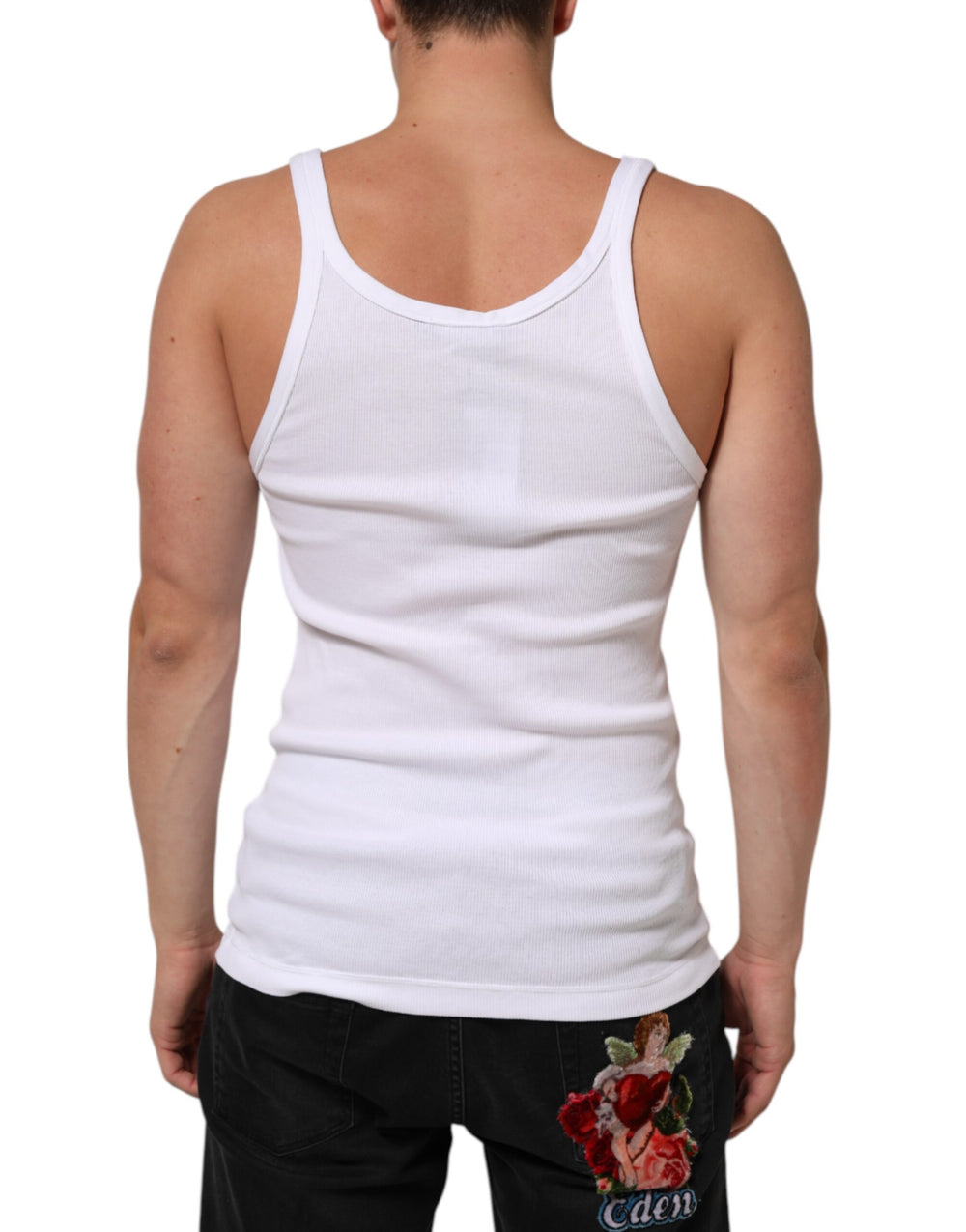 Dolce & Gabbana 100% Cotton Tank Top in White
