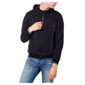 Armani Exchange Black Cotton Men's Hoodie - Designer Fashion | Mens Edit