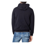Armani Exchange Black Cotton Hoodie