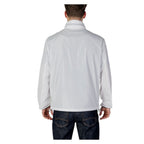 Armani Exchange White Polyester Shell Jacket