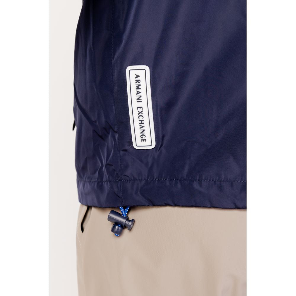 Armani Exchange Polyester Shell Jacket in Blue