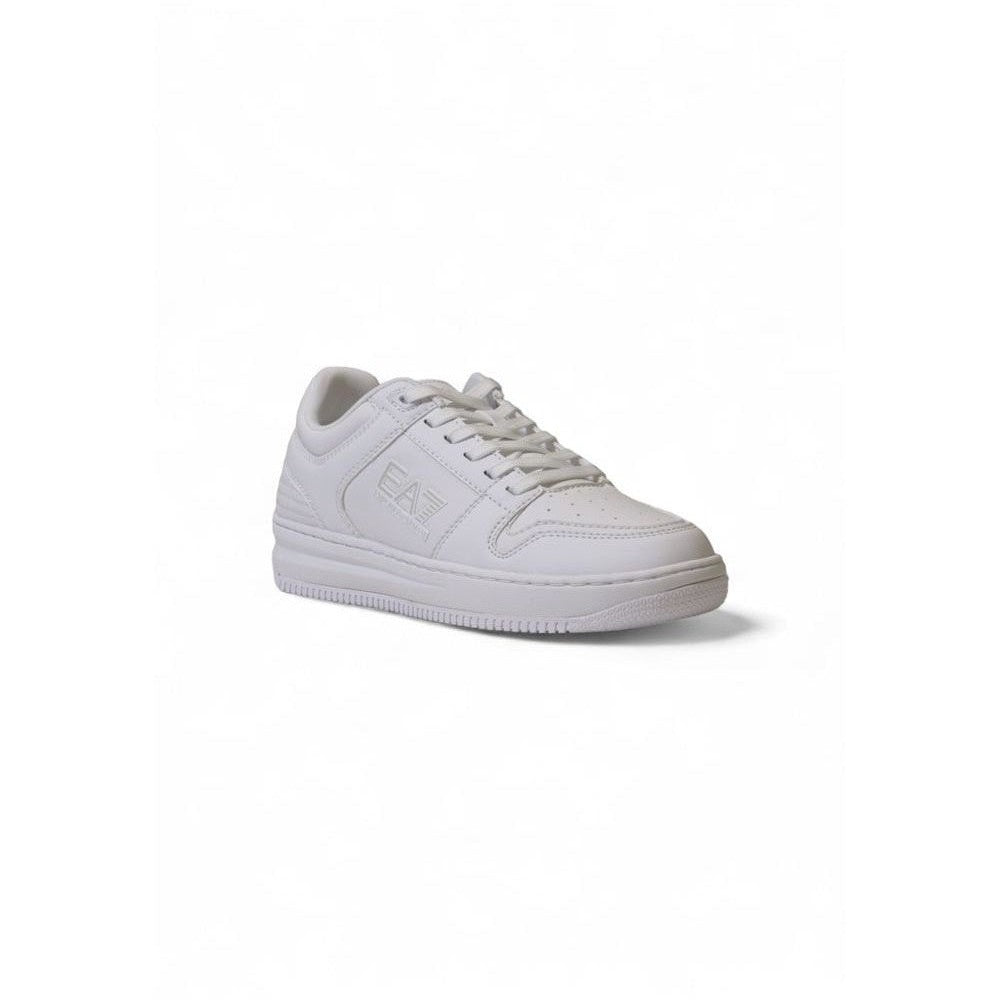 EA7 Emporio Armani Court Sneakers in White