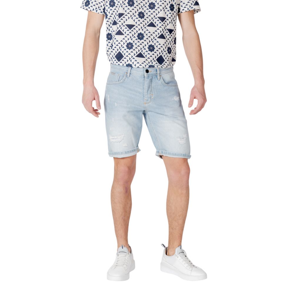 Antony Morato Βαμβακερό Σορτς Light Blue