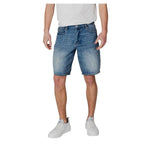 Armani Exchange Blue Polyester Men's Bermuda Shorts - Designer | Mens Edit