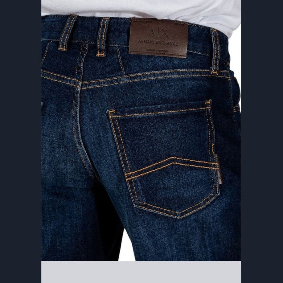 Armani Exchange Cotton Bermuda Shorts in Blue