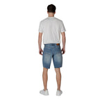 Armani Exchange Blue Polyester Bermuda Shorts