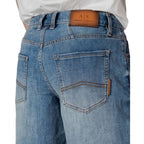 Armani Exchange Blue Polyester Bermuda Shorts