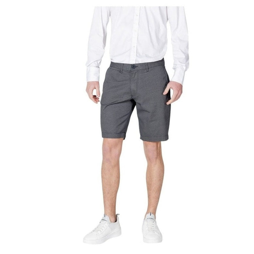 Armani Exchange Blue Cotton Men's Bermuda Shorts Style 3 - Designer | Mens Edit