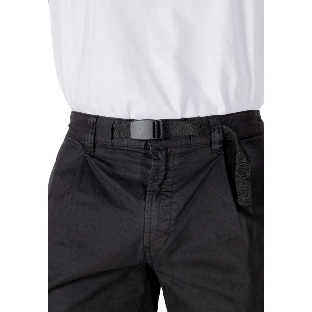 Hugo Boss Cotton Bermuda Shorts in Black