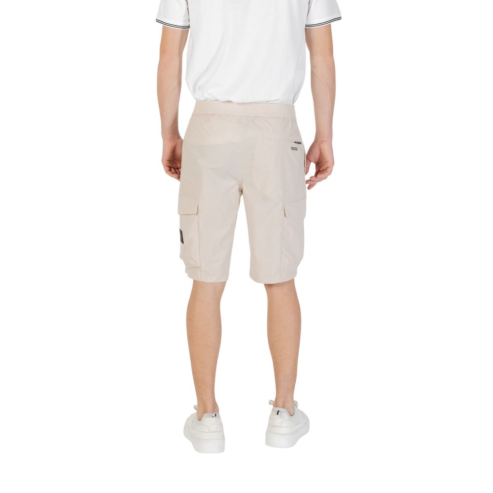 Hugo Boss Urbanex-Cargo Bermuda Shorts in Beige