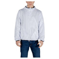 EA7 Emporio Armani White Polyester Men's Breathable Shell Jacket - Designer | Mens Edit