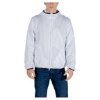 EA7 Emporio Armani White Polyester Men's Breathable Shell Jacket - Designer | Mens Edit