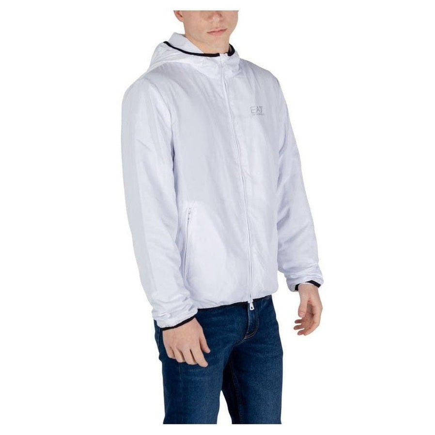 EA7 Emporio Armani White Shell Jacket
