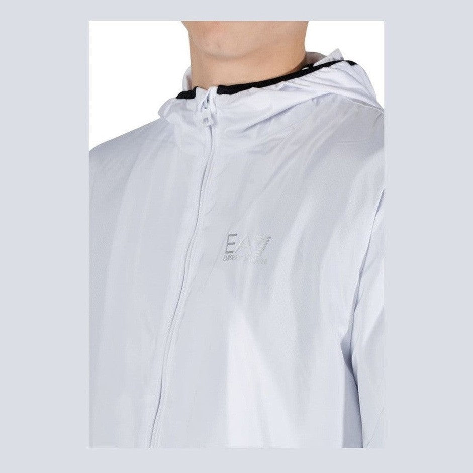 EA7 Emporio Armani White Shell Jacket
