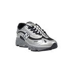 New Balance M1000E Metallic Synthetic Sneakers in Silver