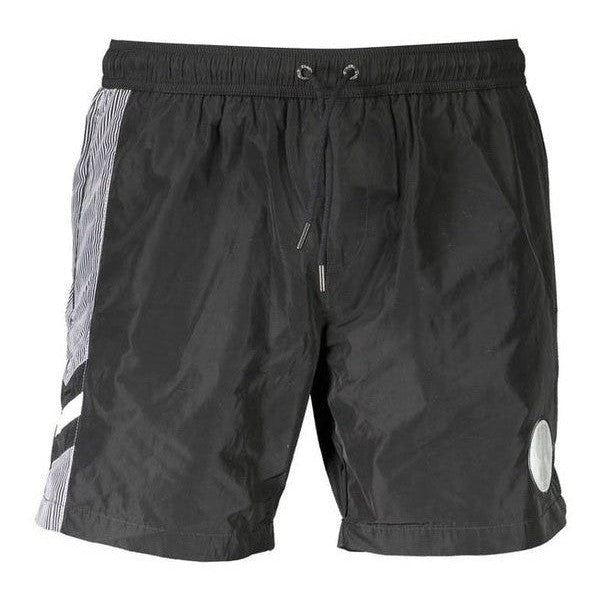 Karl Lagerfeld Black Polyester Men's QuickDry Swim Trunk - Designer | Mens Edit